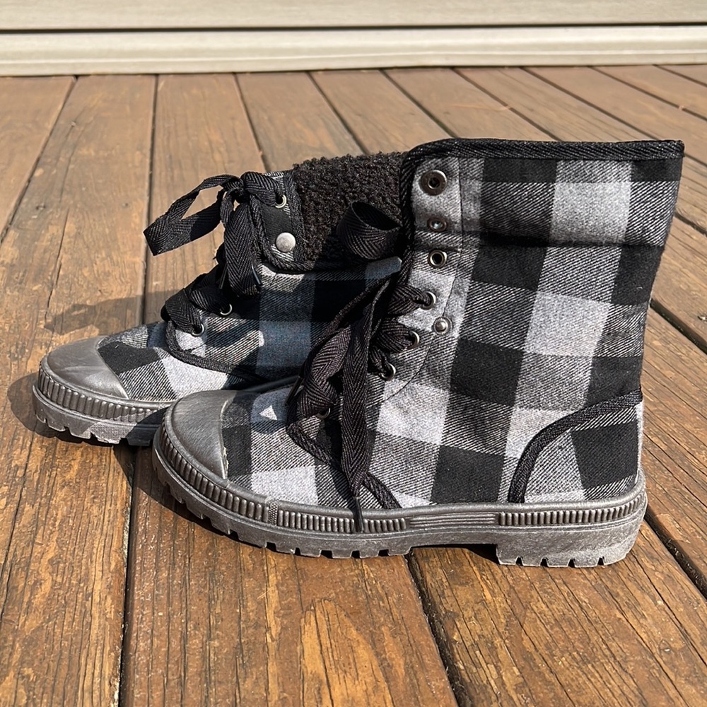 Very G Buffalo Plaid Boot